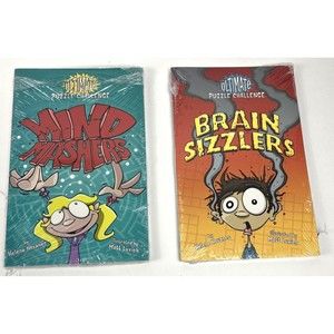 Ultimate Puzzle Challenge: Mind Mashers and Brain Sizzlers set of 2